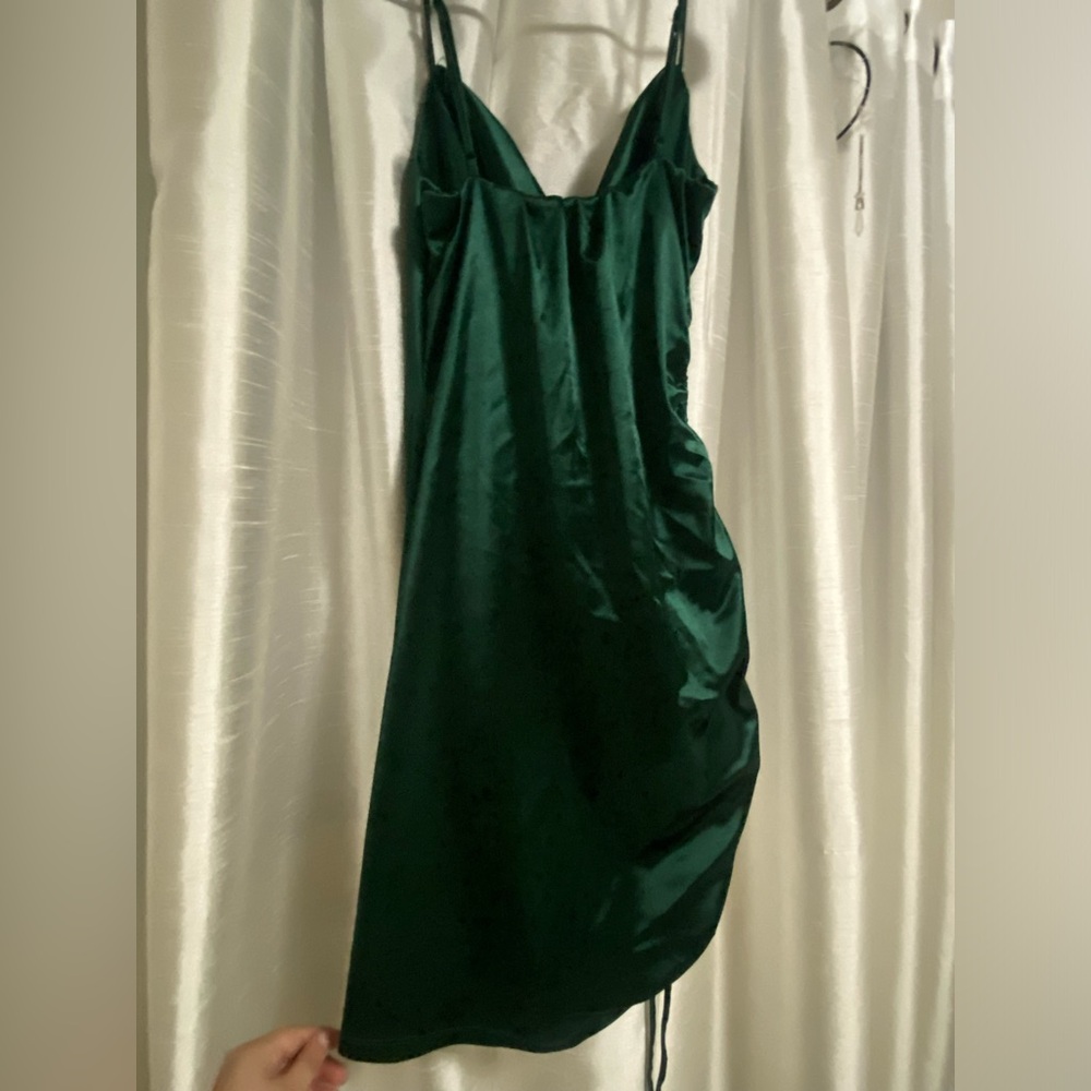 Green fashion nova dress 👗